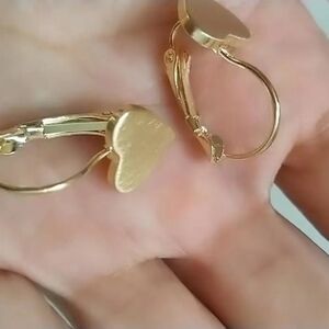 Sterling Silver Heart-Shaped Stud Earrings